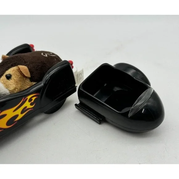 Zhu Zhu Pets Tex Hamster w/ Black Flames Hamcycle & Sidecar Set Interactive Toy - Picture 13 of 15